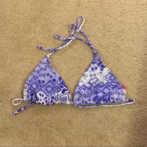 Purple bikini top